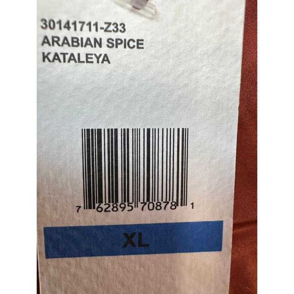 JS Collections Faux Fur Jacket XL Arabian Spice Rust Brown Cozy Teddy Coat NWT - Picture 8 of 9